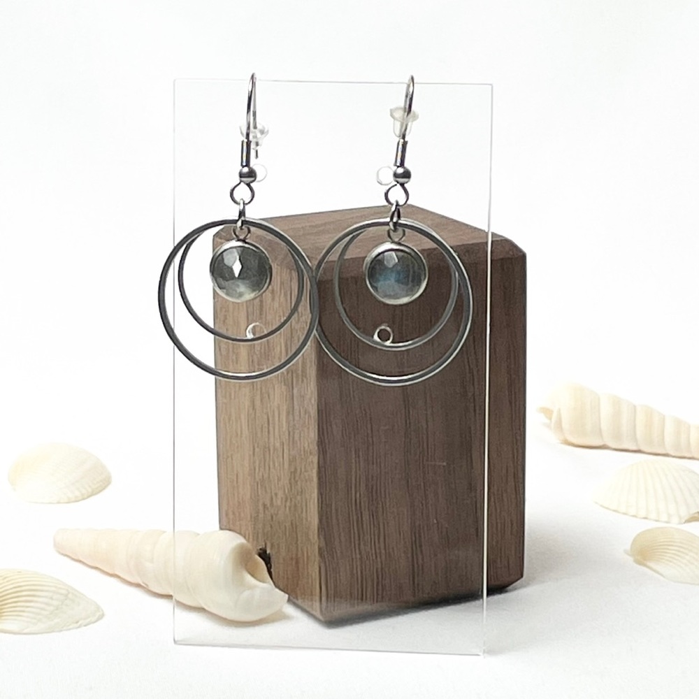 Labradorite Earrings
